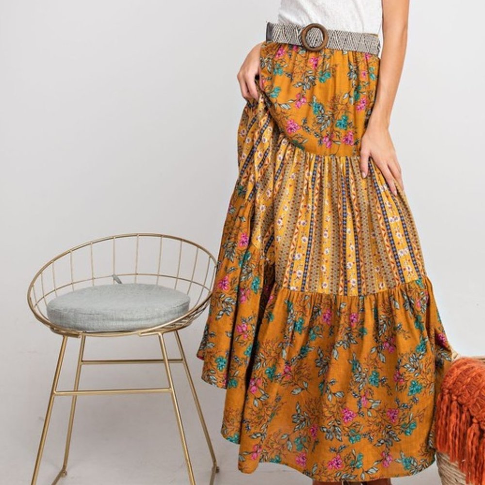Boho Chic Maxi Skirt